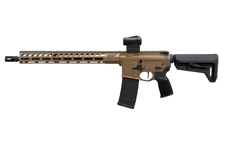 SIG SAUER M400 FORGE 5.56 RIFLE 16.5" BBL, FDE, ROMEO MSR G2, TELESTOCK 1-30RD MAG