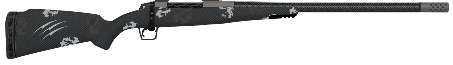 Fierce Firearms ROG7PRC20GP Carbon Rogue Full Size 7mm PRC 3+1 20" Hand Lapped/Match Grade Threaded Barrel, Glacier Cerakote Steel Receiver, Phantom Camo Fierce Rogue Carbon Fiber Stock