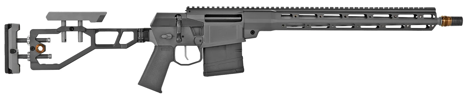 Q LLC FIX6516INGRY The Fix 6.5 Creedmoor 10+1 16" Lightweight Threaded Barrel, Aluminum Receiver w/Picatinny Rail, Free Floating Q-Sert Handguard, Black Folding Adjustable Folding Stock