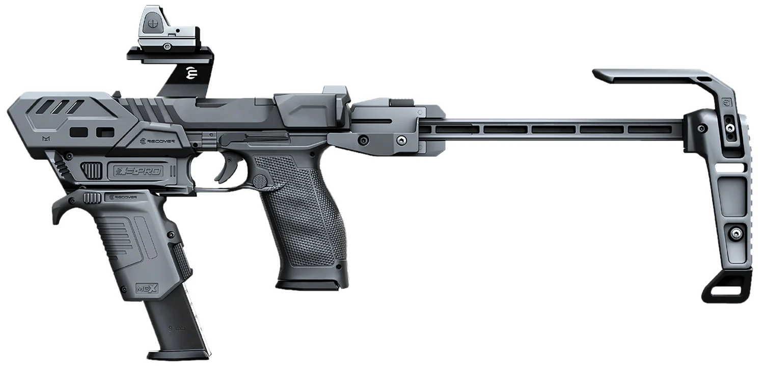 Recover Tactical SPROPDPGB01 S-Pro MG Conversion Kit For Walther PDP Black
