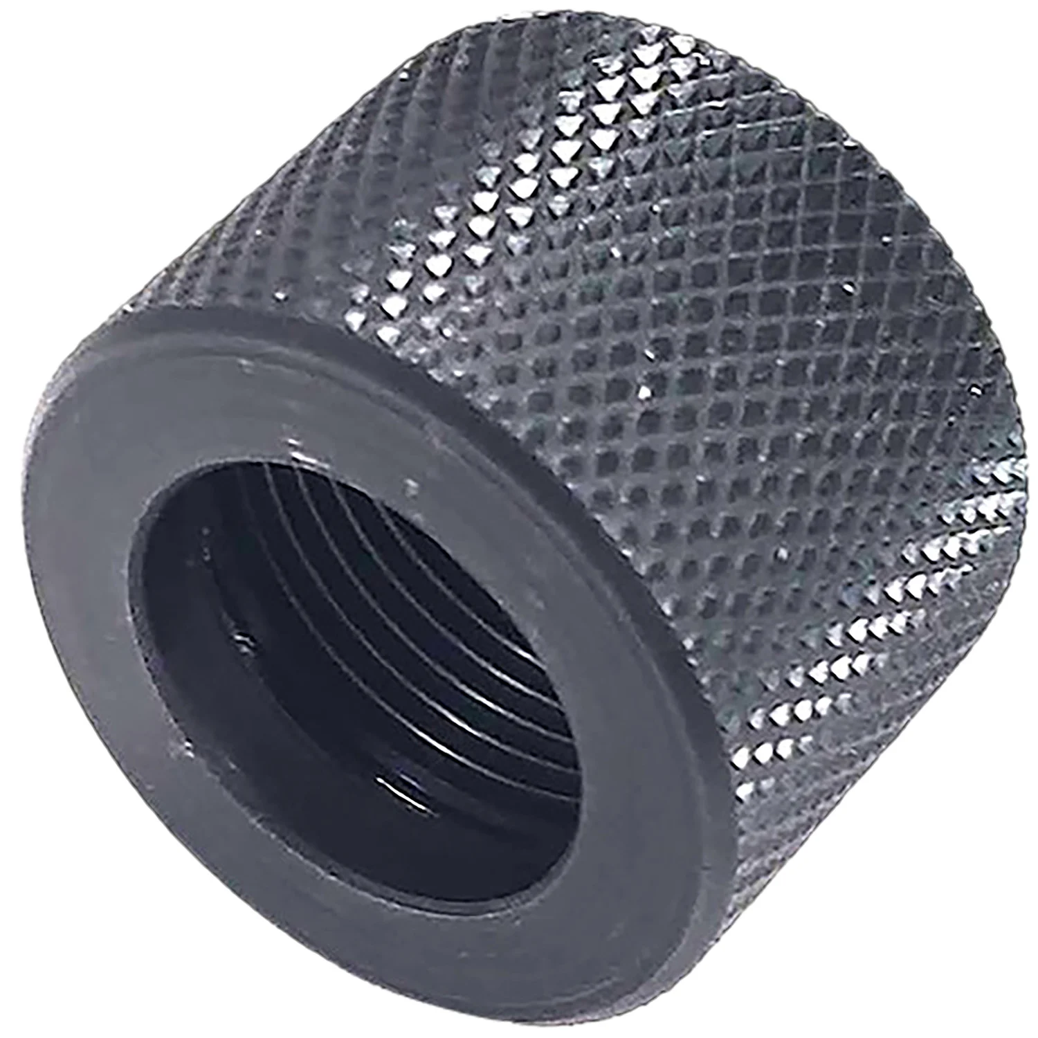 HK 50970172 H&K Thread Cap 45 ACP Fits H&K 45/USP45C Tactical/USP45, Black Steel