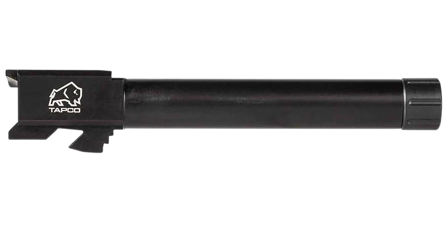 Tapco TAP22018 Conversion 9mm Luger Fits Glock 22 Gen3-4 Threaded, Black Nitride, Thread Protector