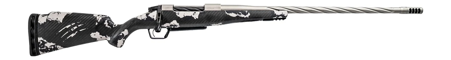 Fierce Firearms ROGSSX7PRC22TP Twisted Rogue XP 7mm PRC 3+1 22" Tungsten Cerakote Spiral Fluted Threaded Stainless Steel Barrel, Drilled & Tapped Receiver, BiPod Rail Forend Phantom Camo LR Negative C