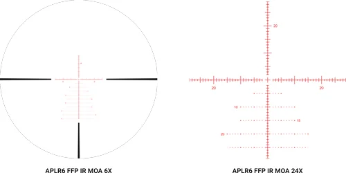 ATHLON SCOPE HELOS BTR G2 34MM - 6-24X56 SF IR APLR6 MOA FFP - Image 2