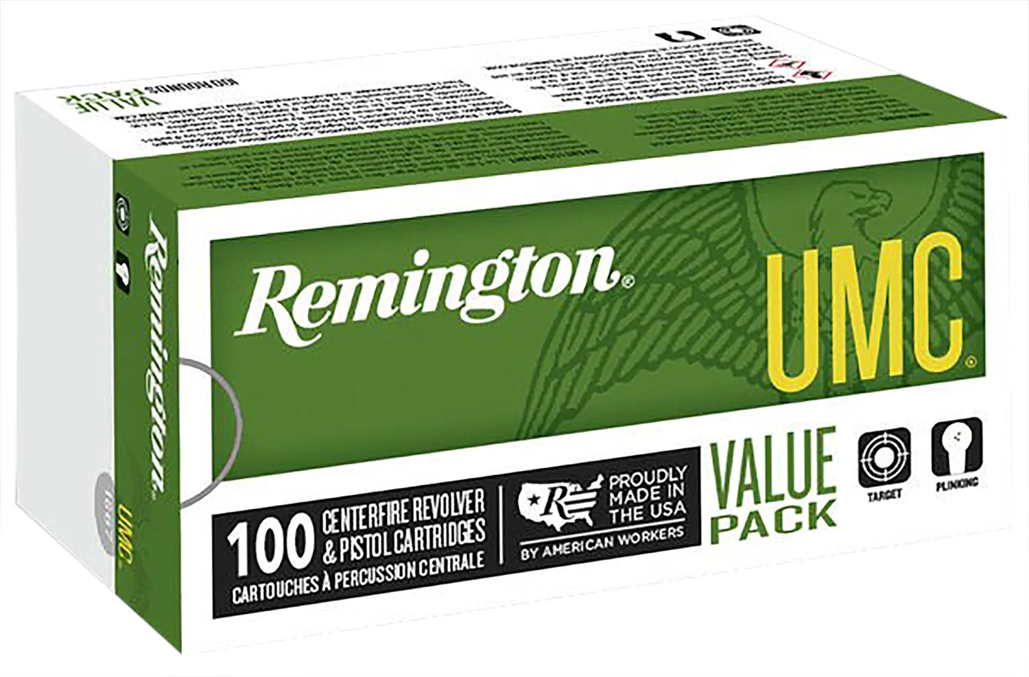 Remington Ammunition R23974 UMC Value Pack 380ACP 88gr Jacketed Hollow Point 100 Per Box/6 Case