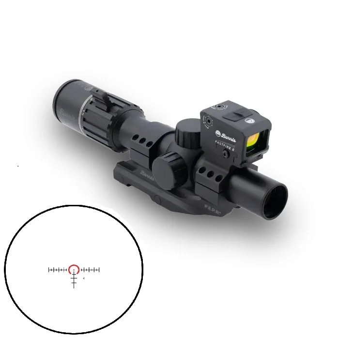 BURRIS OPTICS RT6 1-6X24MM ILL BAR FFE RED