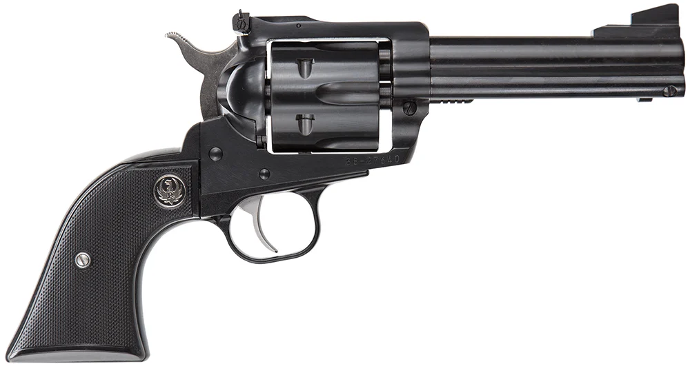 Ruger 0405 Blackhawk 41 Rem Mag 6rd 4.63" Blued Alloy Steel Barrel & Frame, Black Checkered Rubber Grip, Transfer Bar Safety, Exposed Hammer