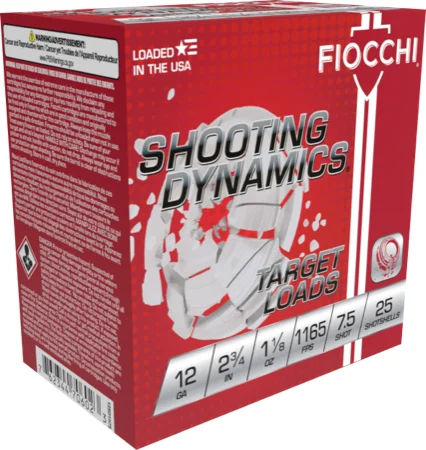 FIOCCHI 12GA 2.75" 1-1/8OZ - #7.5 1165FPS 250RD CASE LOT - Image 2