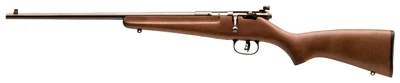 SAVAGE RASCAL YOUTH SINGLESHOT - 22LR LH ACCU TRIG BLUED/HWOOD