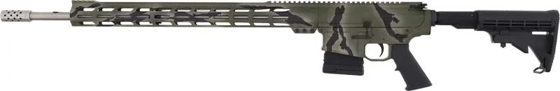 GLFA AR10 RIFLE 243 WIN - 24" S/S BBL 5-RD PURSUIT GRN - Image 2