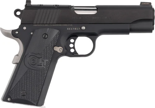 COLT NIGHT COMMANDER 45ACP - 4.25" 8RD BLACK BLUED OPT RDY