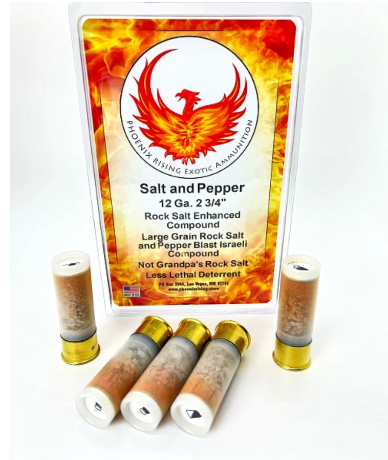 Phoenix Rising Rock Salt and Pepper Blast 12 Gauge 2 3/4" - 5 Round Pack