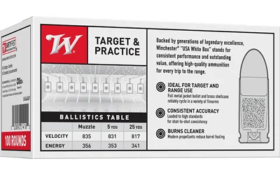 WIN USA 45ACP 230GR FMJ 100/500 - Image 2