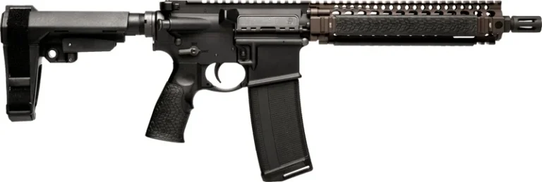 DANIEL DEF PISTOL MK18 W/BRACE - 5.56X45 10.3" 32RD BLK/FDE