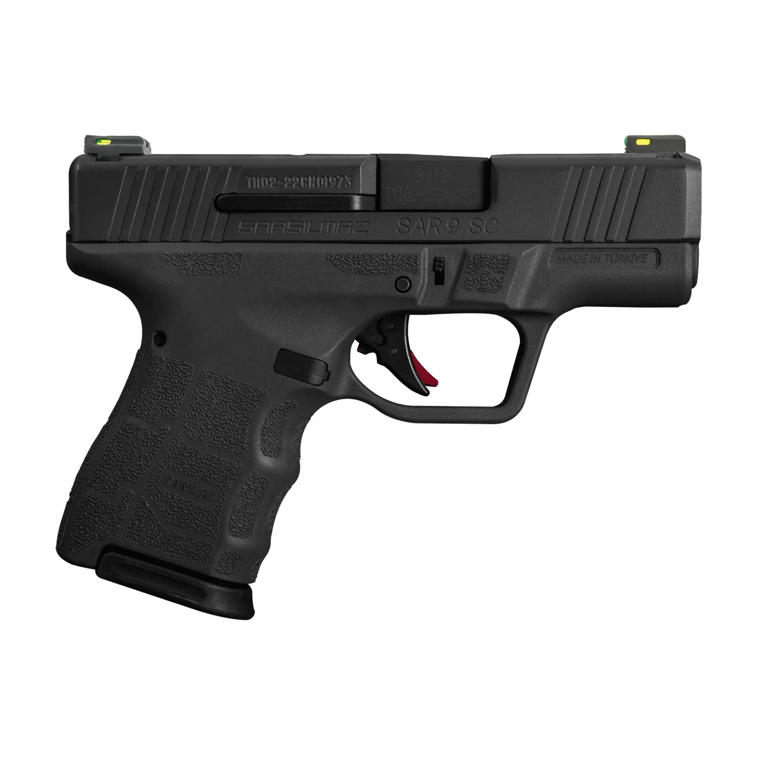SAR FIREARMS SAR9 SC 9MM BLK 3.3" 12+1 #